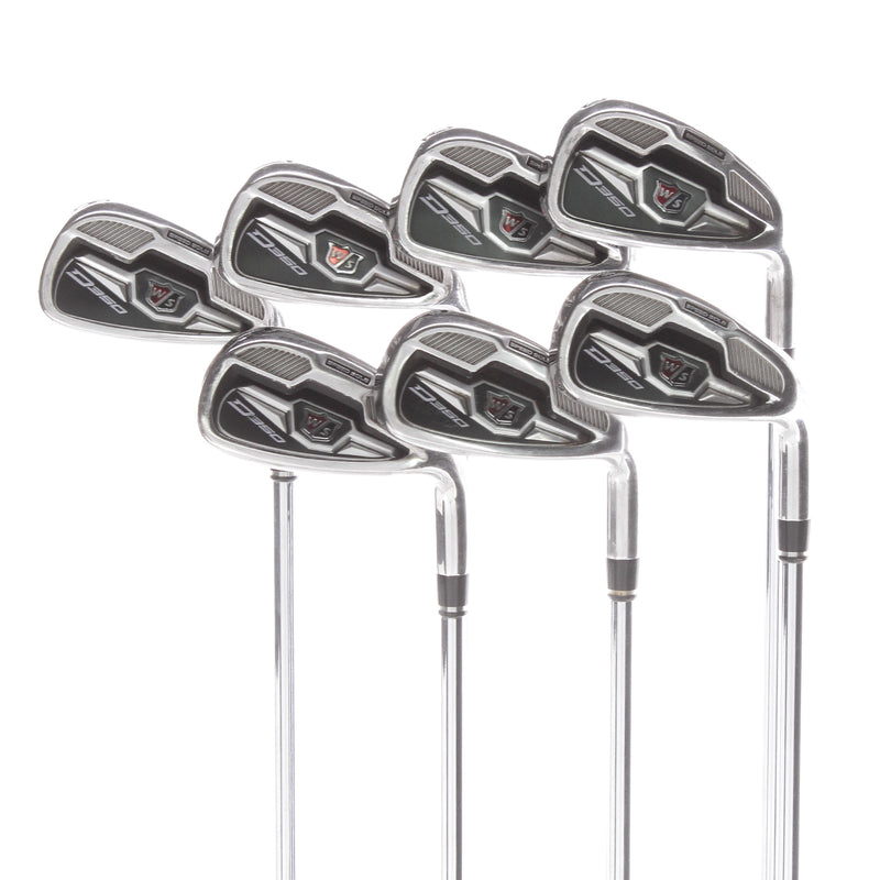 Wilson Staff D350 Steel Mens Right Hand Irons 5-GW Uniflex - Wilson Staff SL80