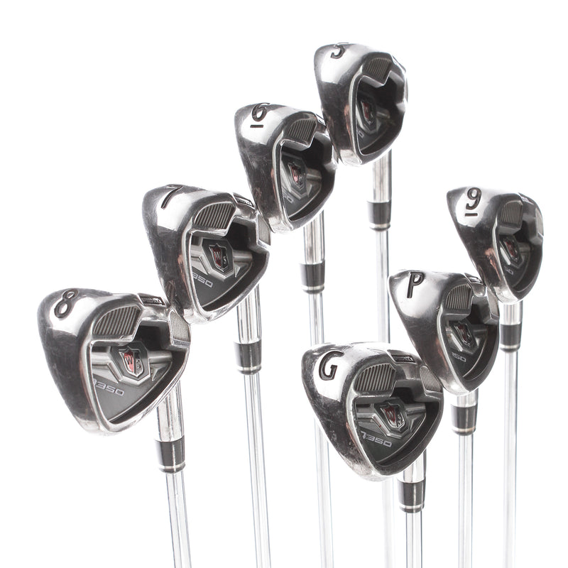 Wilson Staff D350 Steel Mens Right Hand Irons 5-GW Uniflex - Wilson Staff SL80