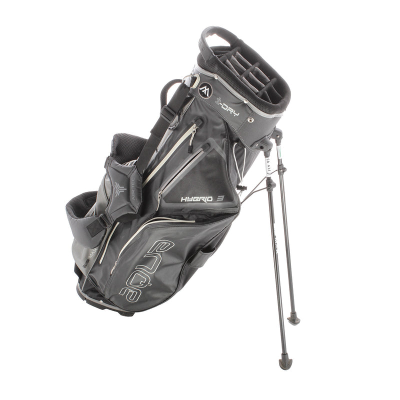 Big Max Aqua Hybrid 3 Stand Bag - Black/Grey