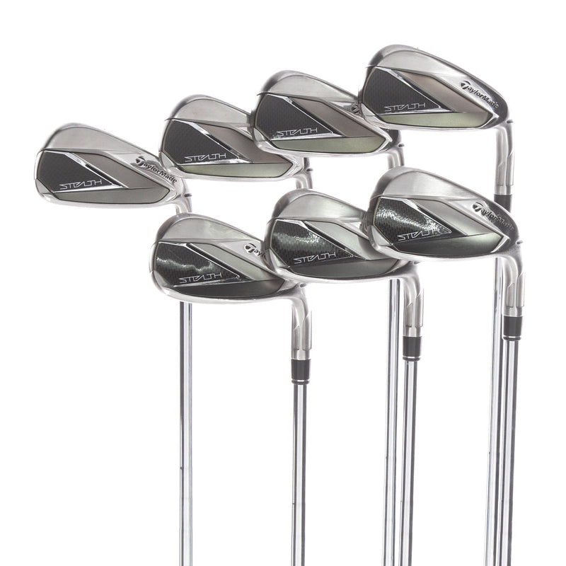 TaylorMade Stealth Steel Mens Right Hand Irons 4-PW Extra Stiff - KBS Tour