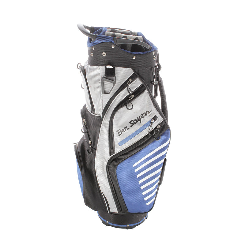 Ben Sayers Cart Bag - Silver/Black/Blue