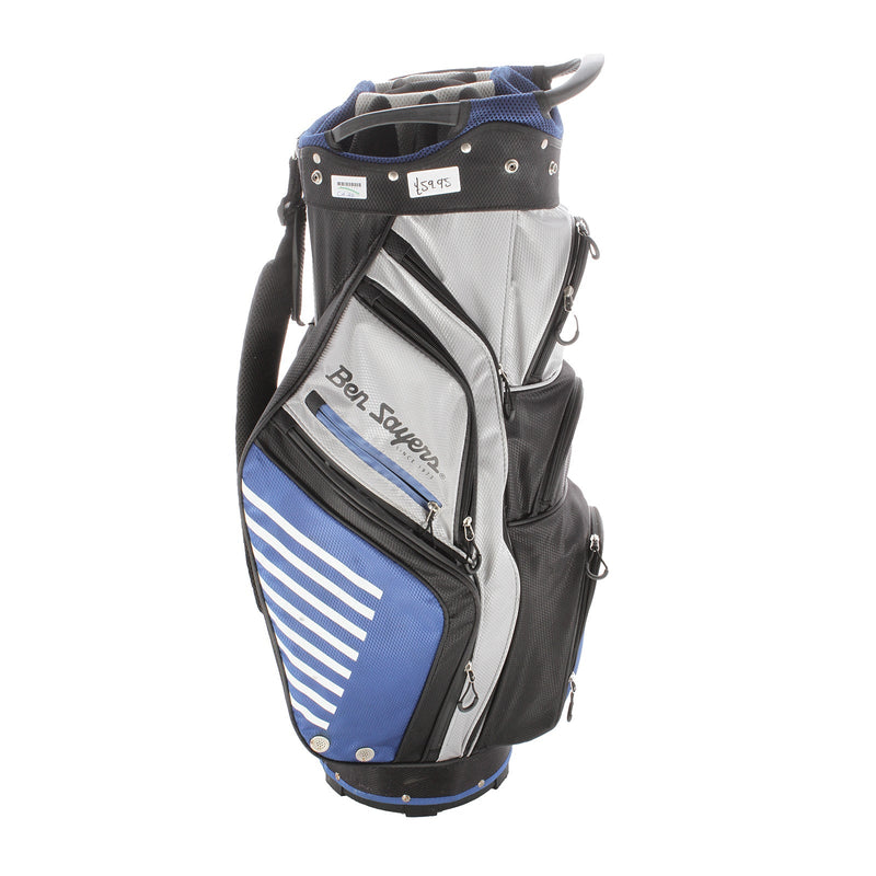 Ben Sayers Cart Bag - Silver/Black/Blue