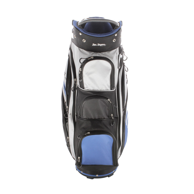 Ben Sayers Cart Bag - Silver/Black/Blue