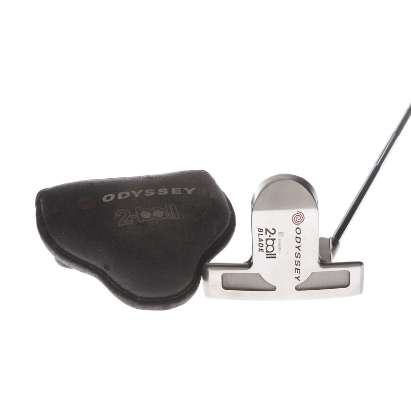 Odyssey White Hot 2-Ball Blade Mens Left Hand Putter 35" Mallet - Odyssey