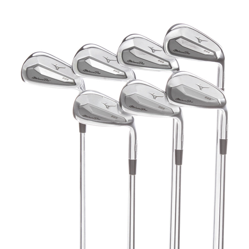 Mizuno Pro 223 Steel Mens Right Hand Irons 4-PW +0.5" 1* Upright Extra Stiff - Project X 6.5