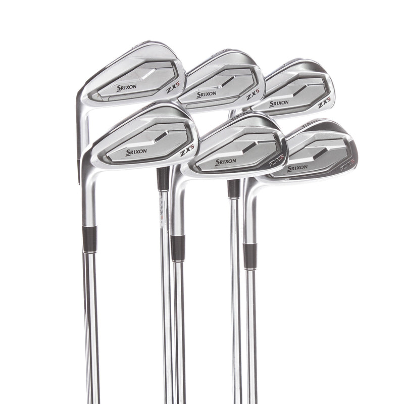 Srixon ZX5 Steel Mens Left Hand Irons 5-PW Regular - KBS Tour 90