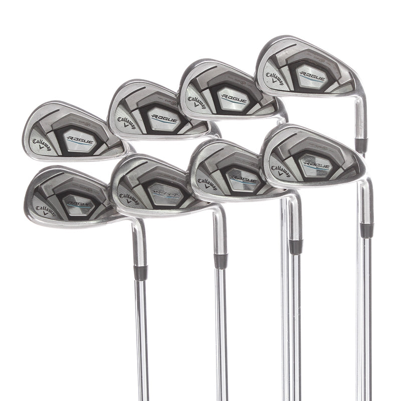 Callaway Rogue CF18 Steel Mens Right Hand Irons 4-AW Regular - True Temper XP95 ST15 R300