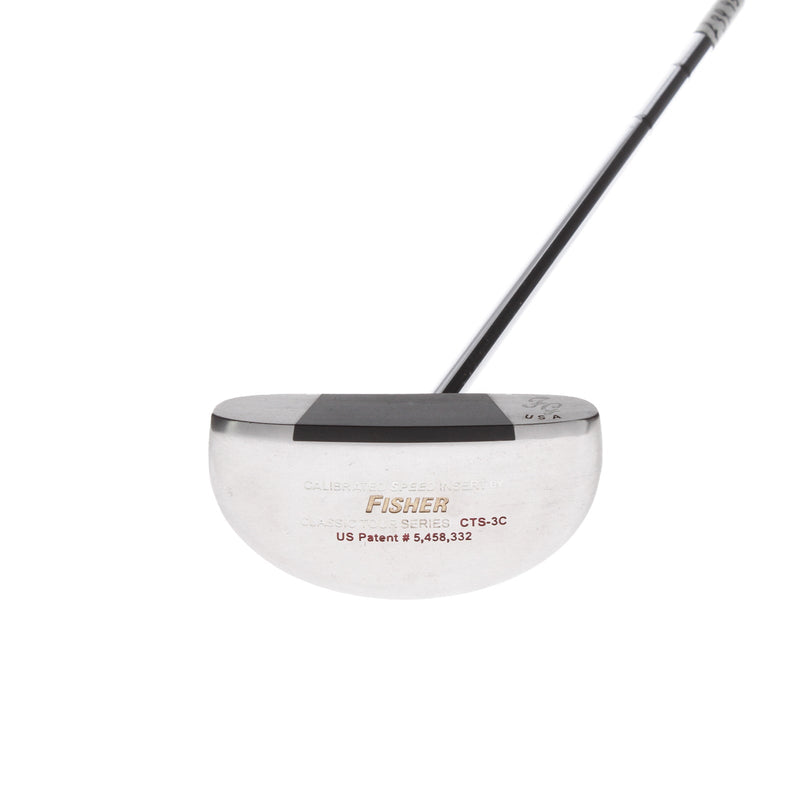 Fisher Classic Tour Series CTS-3C Mens Right Hand Putter 34" Mid-Mallet - 2 Thumb