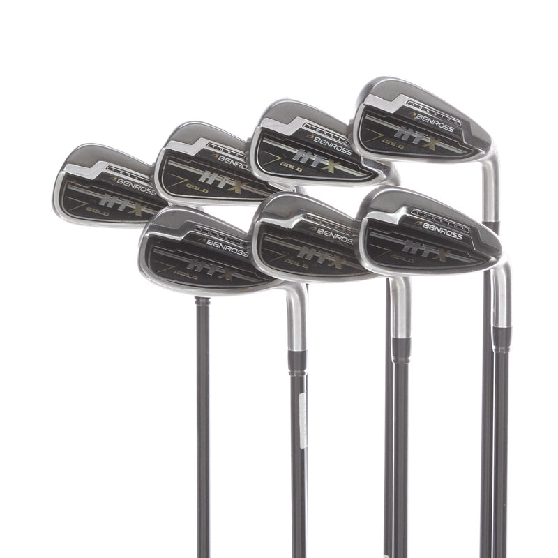 Benross HTX Gold Graphite Mens Right Hand Irons 5-SW Senior - KuroKage 60 IR A