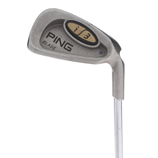 Ping i3 Blade Steel Mens Right Hand 6 Iron Blue Dot Stiff - Ping