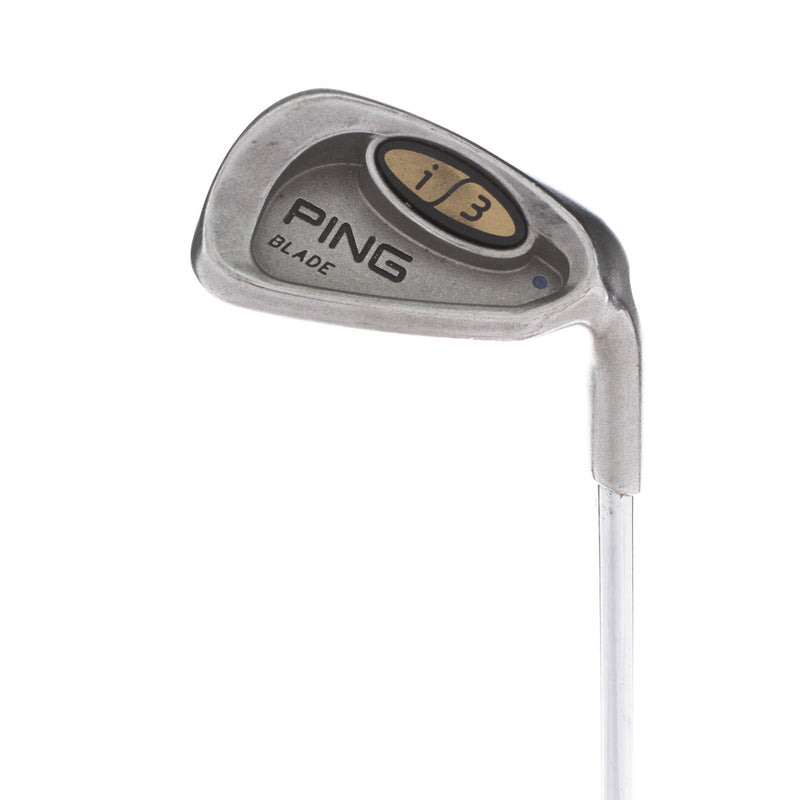 Ping i3 Blade Steel Mens Right Hand Pitching Wedge Blue Dot Stiff - Ping