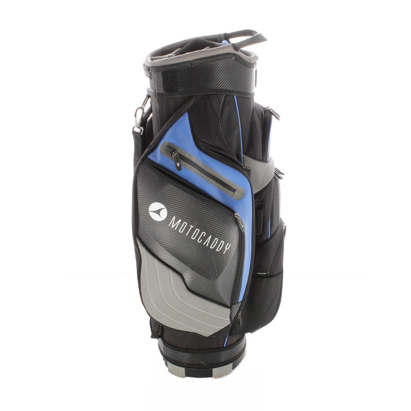 Motocaddy Pro Series Cart Bag - Black/Blue/Grey