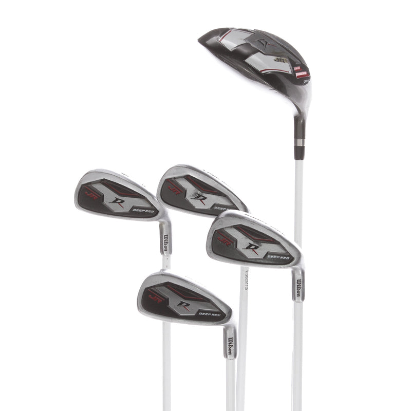 Wilson Deep Red Graphite Junior Right Hand Package Set Junior - Wilson Deep Red