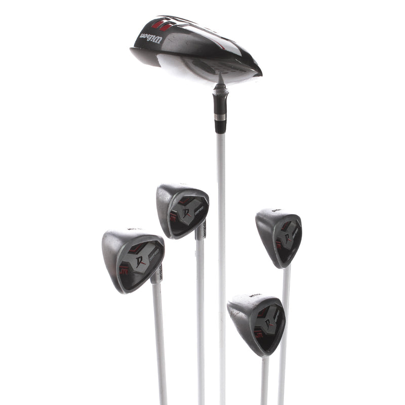 Wilson Deep Red Graphite Junior Right Hand Package Set Junior - Wilson Deep Red