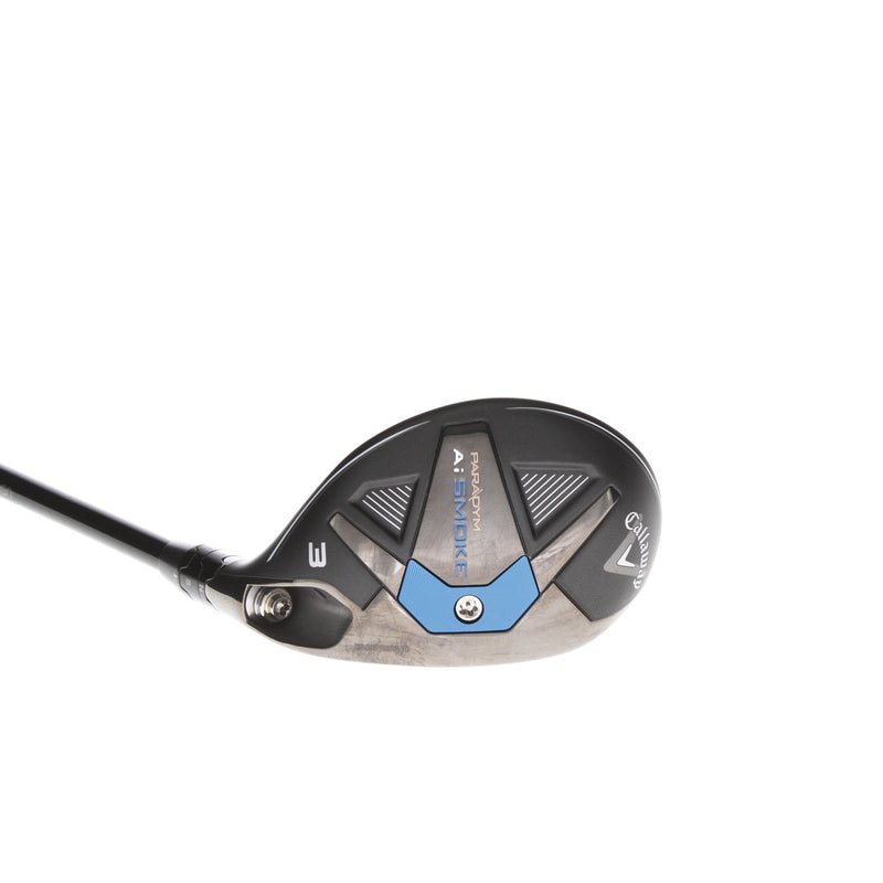 Callaway Paradym Ai Smoke Graphite Mens Right Hand 3 Hybrid 18* Extra Stiff - True Temper HZRDUS 80 6.5