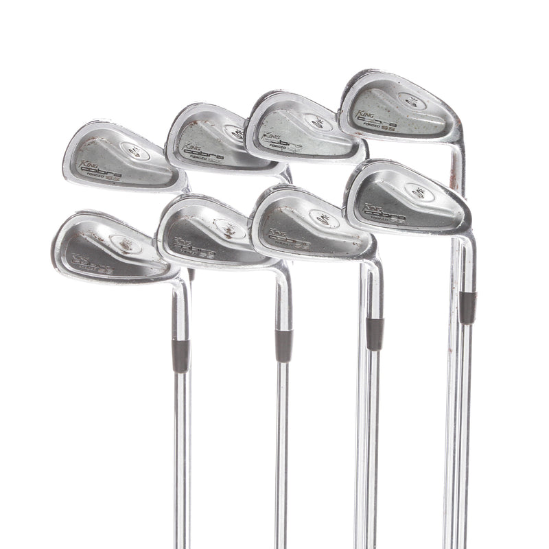 Cobra King Forged SS Steel Mens Right Hand Irons 3-PW Regular - True Temper Dynamic Gold R300