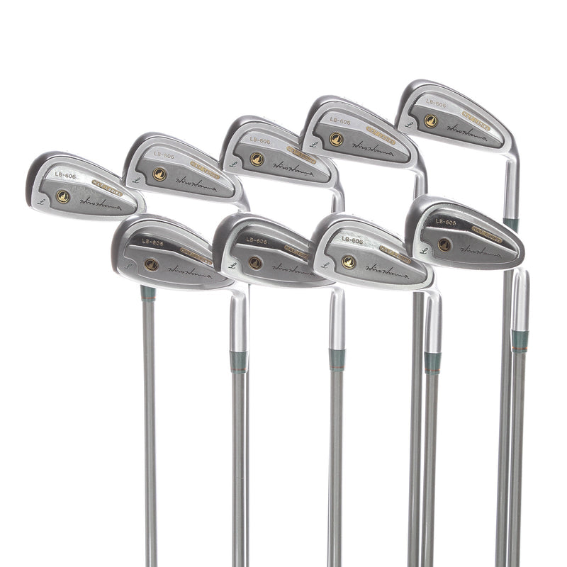 Honma LB 606 H&F Ladies Graphite Ladies Right Hand Irons 4-11+SW Ladies - Honma SuperLite Titanium Carbon