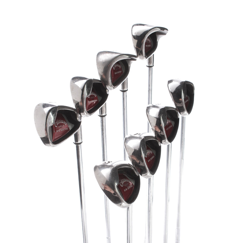 Callaway Big Bertha Steel Mens Right Hand Irons 4-SW Uniflex - Callaway Big Bertha