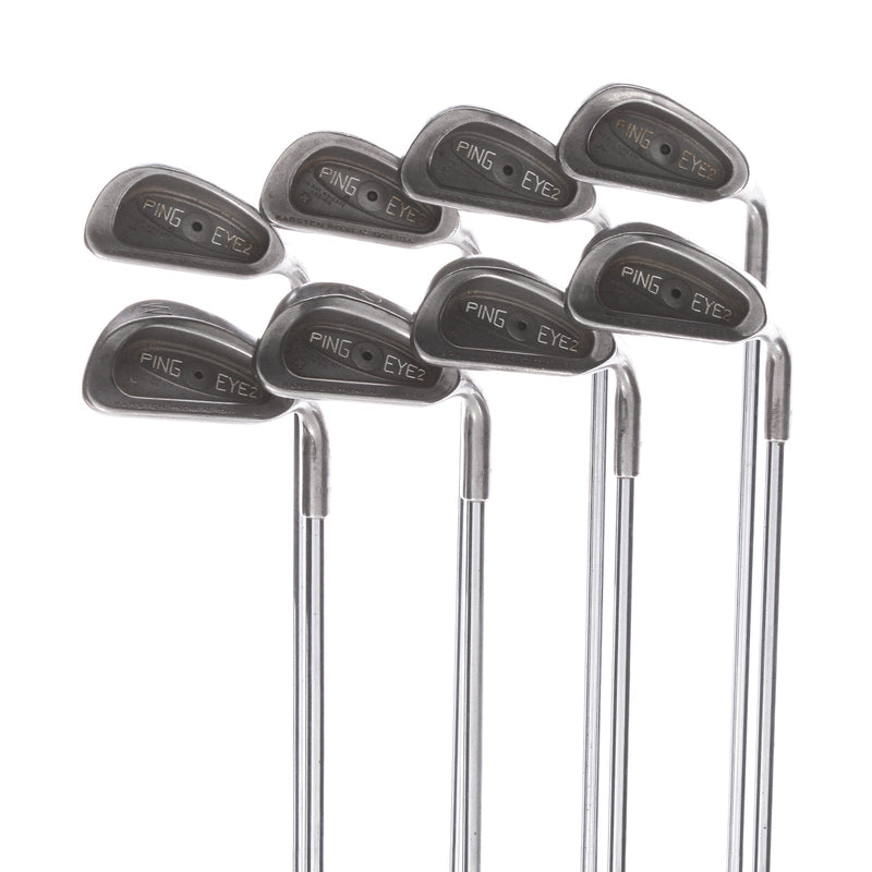 Ping Eye 2 Steel Mens Right Hand Irons 3-PW Black Dot Regular - Ping Karsten