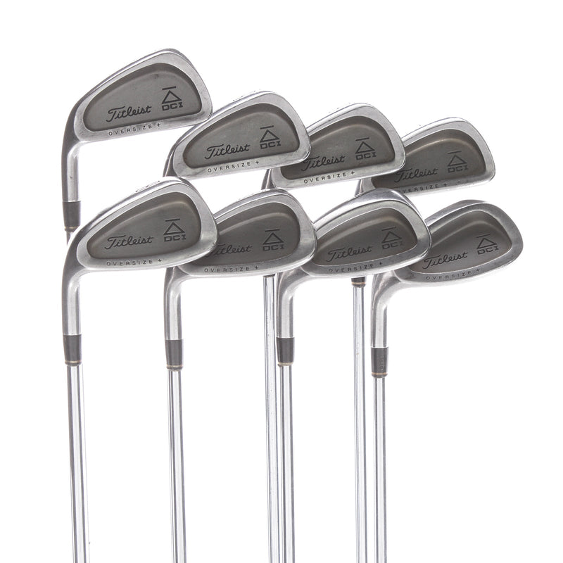 Titleist DCI Oversize Steel Mens Left Hand Irons 3-SW Regular - Titleist Tri Spec