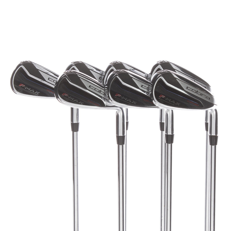 Cobra F-Max One Length Steel Mens Right Hand Irons 5-GW Regular - True Temper One Length