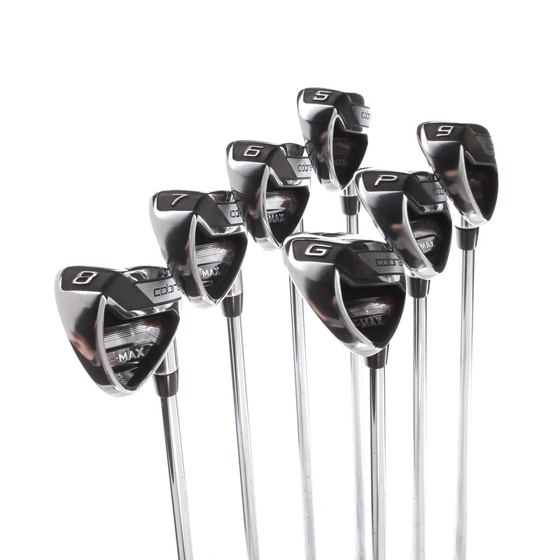 Cobra F-Max One Length Steel Mens Right Hand Irons 5-GW Regular - True Temper One Length