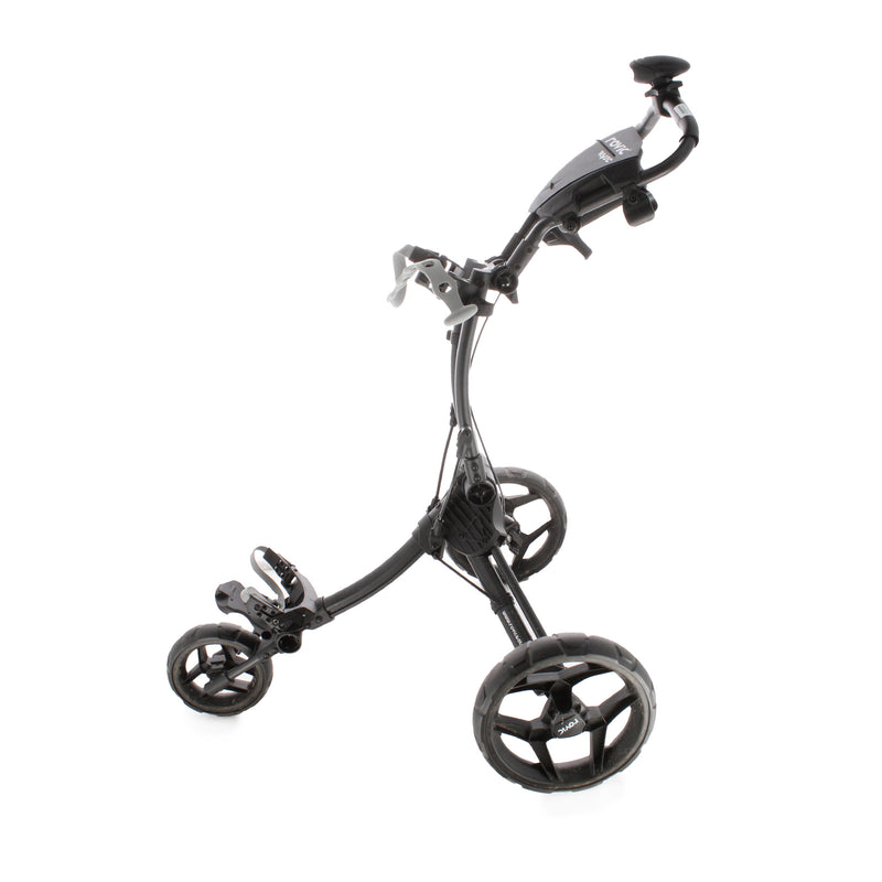 Clicgear RV1C 3-Wheel Push Trolley - Black