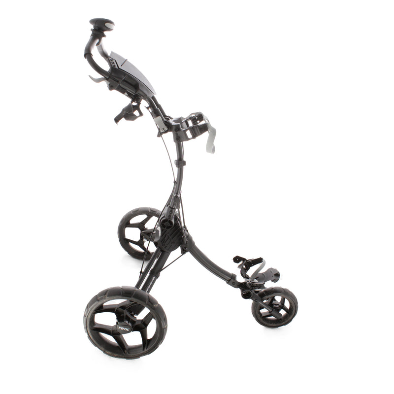 Clicgear RV1C 3-Wheel Push Trolley - Black