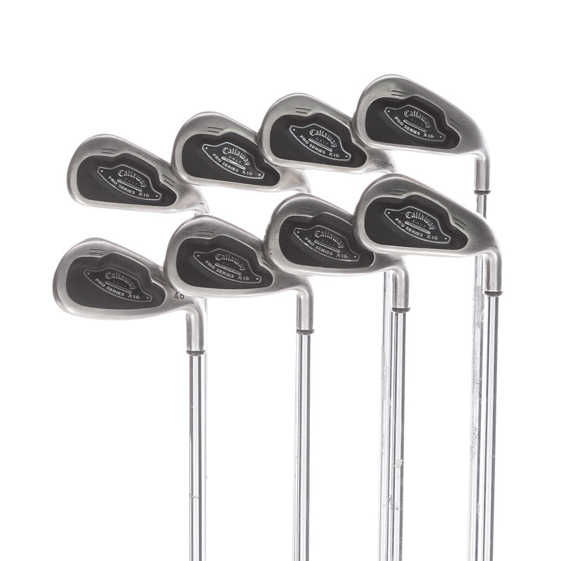 Callaway X-16 Tour Steel Mens Right Hand Irons 3-PW Regular - Callaway Pro Series X-16