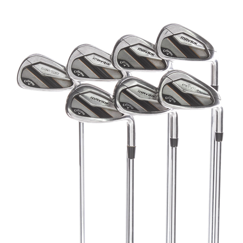 Callaway Mavrik Steel Mens Right Hand Irons 5-AW Regular - True Temper Elevate 95