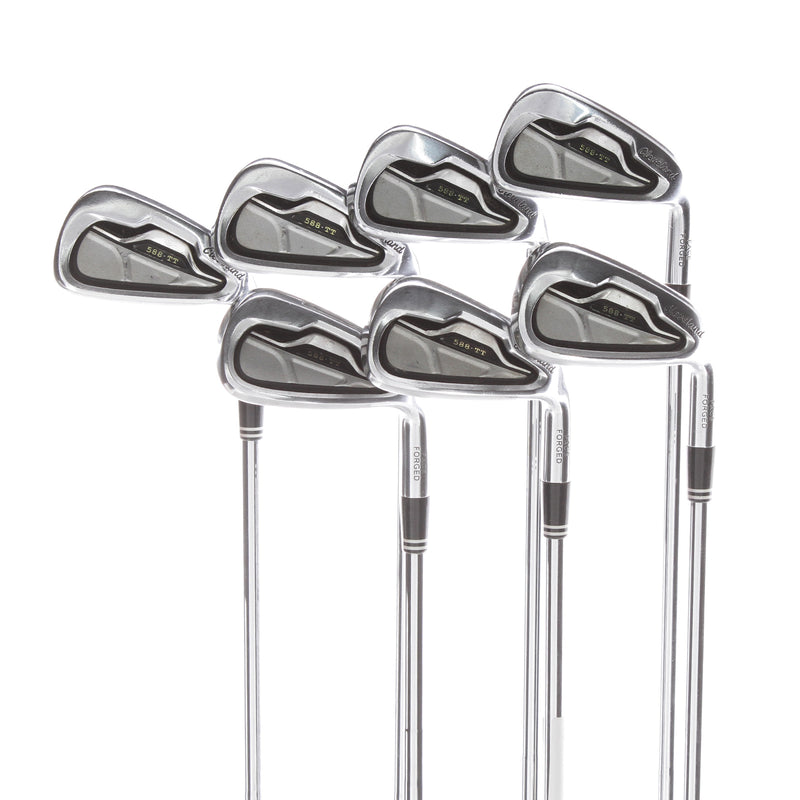 Cleveland 588 TT Steel Mens Right Hand Irons 5-PW+DW Regular - Cleveland Traction 85