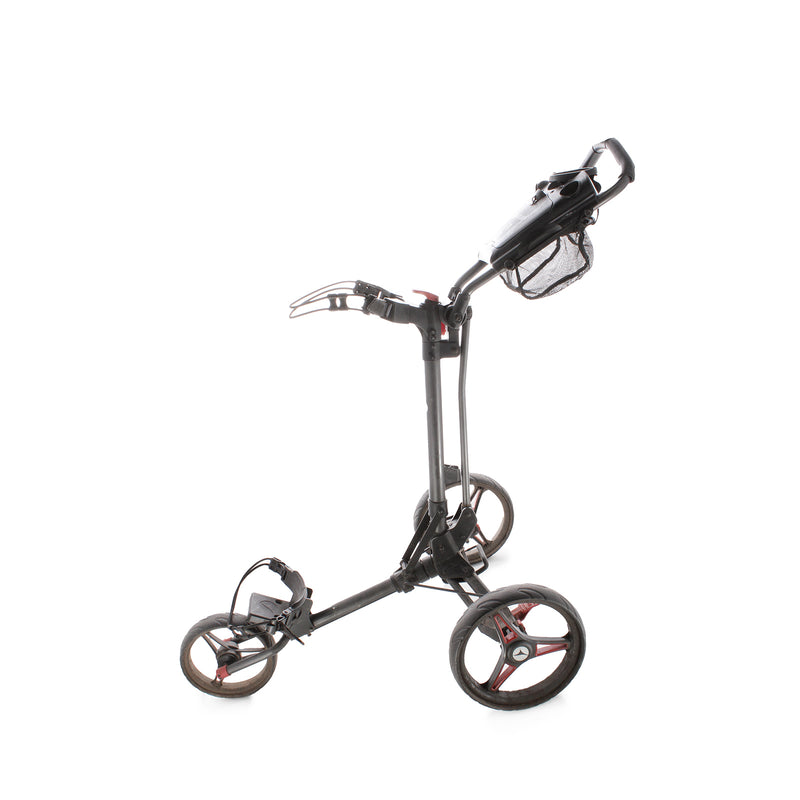 Motocaddy P1 3-Wheel Push Trolley - Black/Red