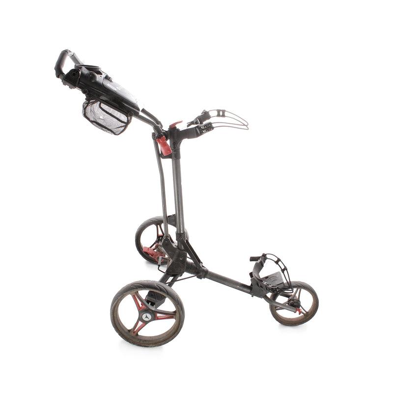 Motocaddy P1 3-Wheel Push Trolley - Black/Red