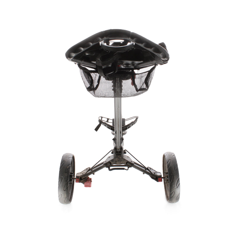 Motocaddy P1 3-Wheel Push Trolley - Black/Red