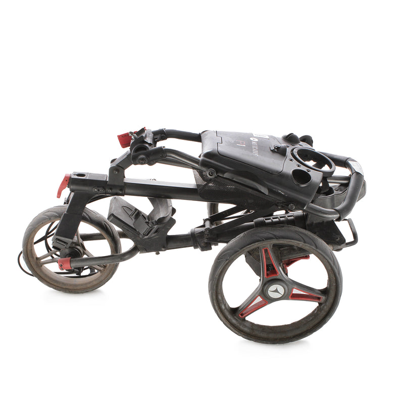 Motocaddy P1 3-Wheel Push Trolley - Black/Red