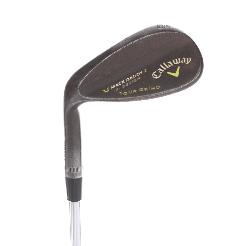 Callaway Mack Daddy 2 Steel Mens Left Hand Lob Wedge 60* 9 Bounce T Grind Wedge - N.S.Pro Modus 3 115 Wedge