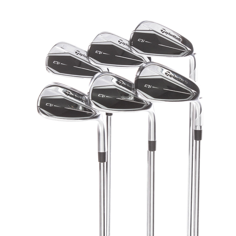 TaylorMade Qi Steel Mens Right Hand Irons 5-PW Stiff - KBS Max MT 85