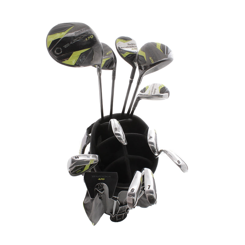 Bazooka Tour Edge 470 Steel/Graphite Mens Right Hand Package Set Ultralite -