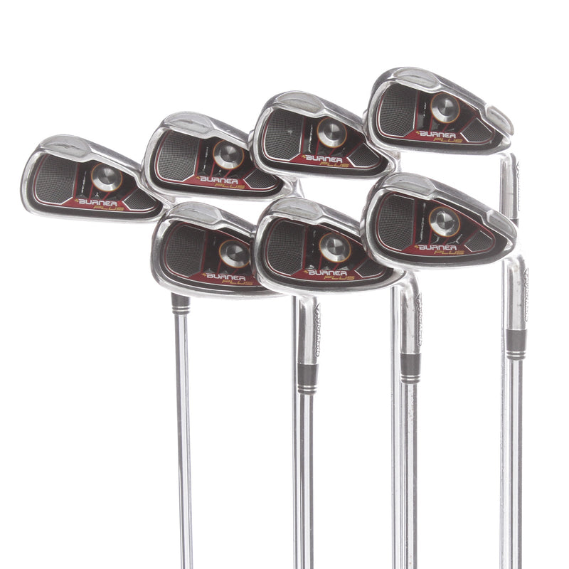 TaylorMade Burner Plus Steel Mens Right Hand Irons 4-PW Regular - TaylorMade Burner 85 Superfast