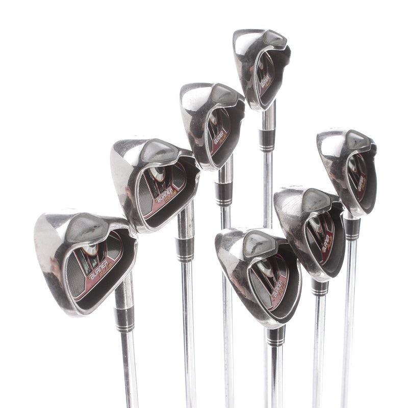 TaylorMade Burner Plus Steel Mens Right Hand Irons 4-PW Regular - TaylorMade Burner 85 Superfast