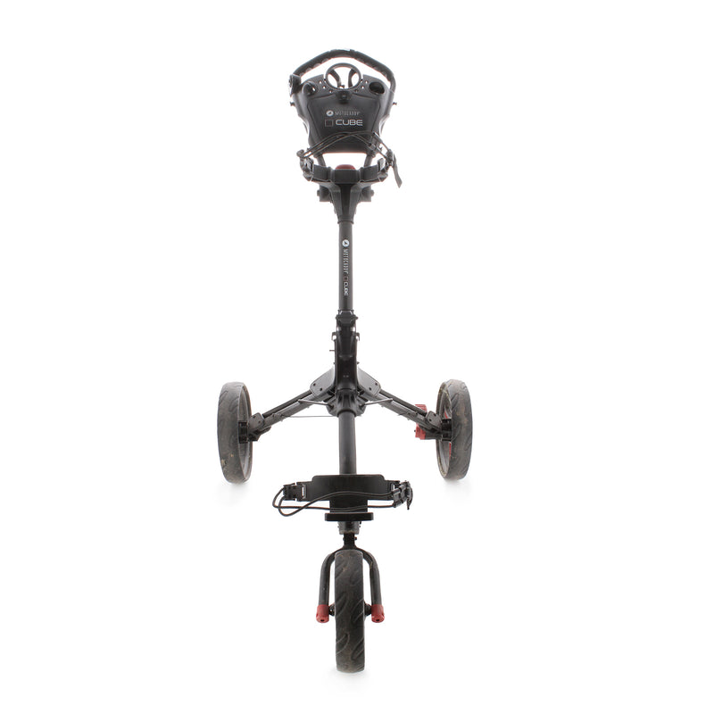 Motocaddy Cube 3-Wheel Push Trolley - Black/Red