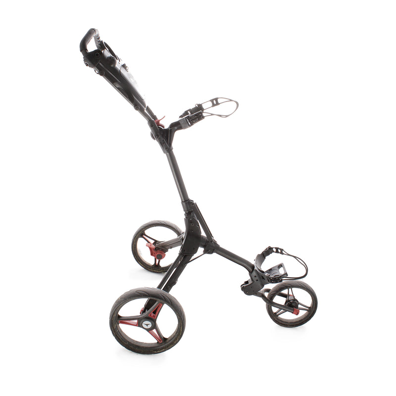 Motocaddy Cube 3-Wheel Push Trolley - Black/Red