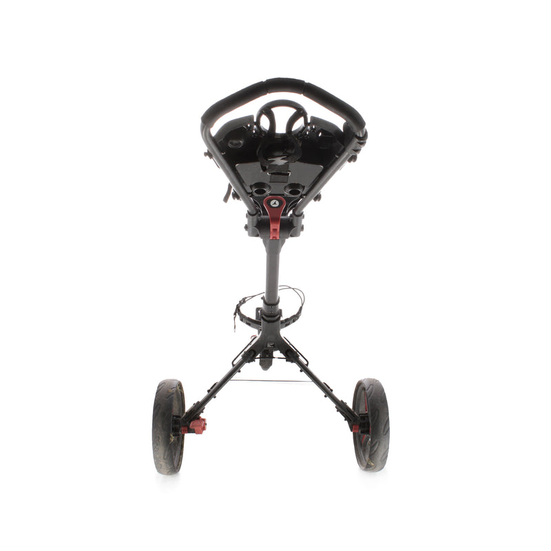 Motocaddy Cube 3-Wheel Push Trolley - Black/Red