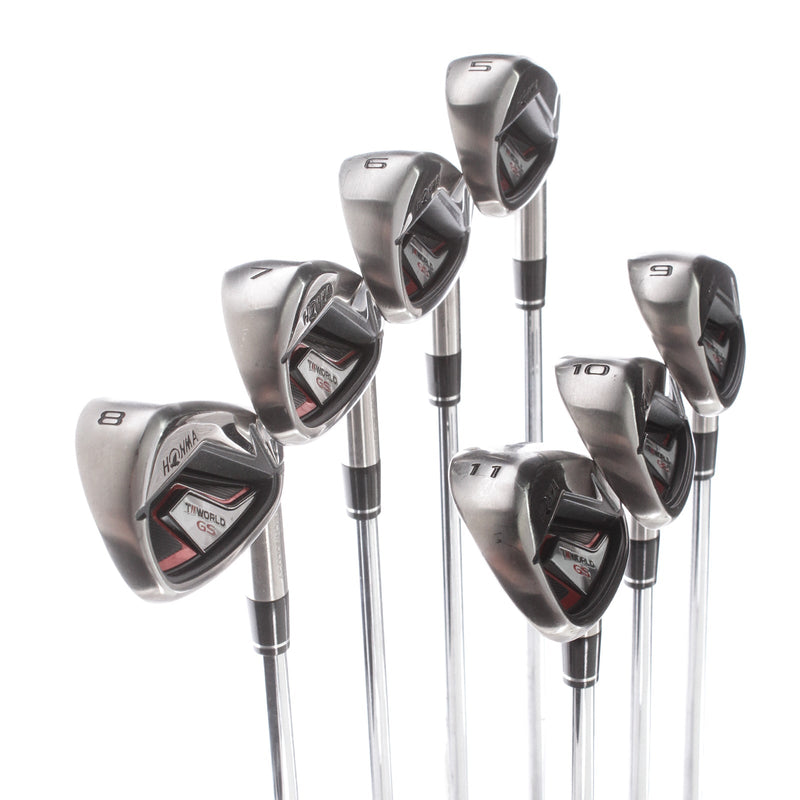 Honma TR World GS Steel Mens Right Hand Irons 5-11 Regular - N.S.Pro 950 GH Neo