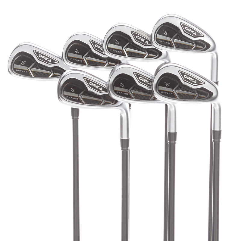 Orka Reflex Graphite Mens Right Hand Irons 5-GW Regular - KBS TGI 60