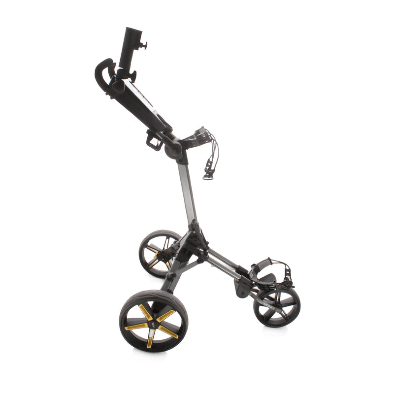 PowaKaddy Micra 3-Wheel Push Trolley - Black