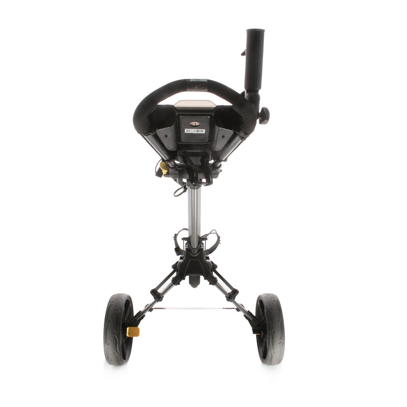 PowaKaddy Micra 3-Wheel Push Trolley - Black