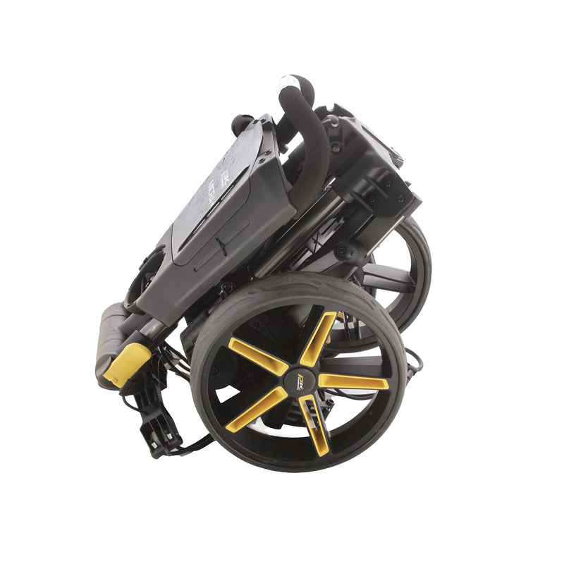 PowaKaddy Micra 3-Wheel Push Trolley - Black