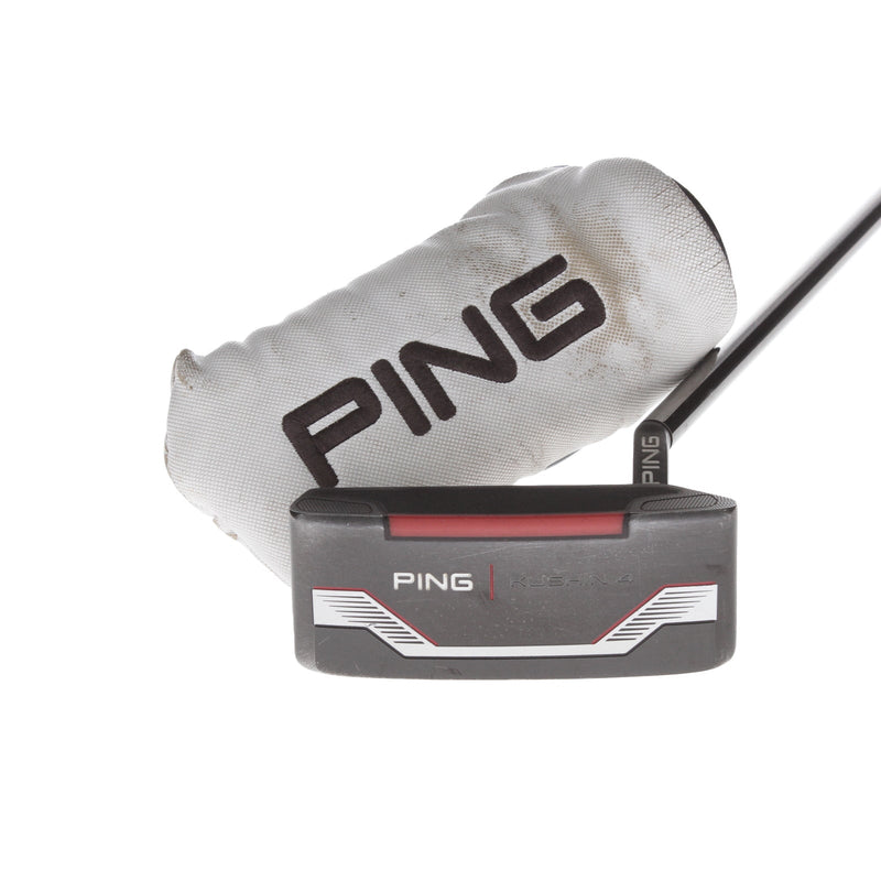 Ping Kushin 4 Mens Right Hand Putter 34" Mid-Mallet - Winn AVS