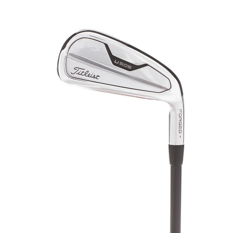 Titleist U505 4 Iron Graphite Mens Right Hand 4 Iron 22* Regular - Hzrdus Smoke RDX 80 5.5